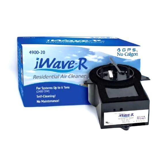 Nu-Calgon iWave-R Residential Air Cleaner Purification 4900-20 Self Cleaning New - Picture 1 of 14